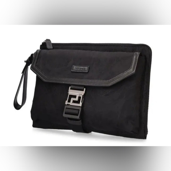 Versace barocco nylon zip pouch - Picture 2 of 10